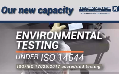 Our new capacity: Environmental testing in controlled areas