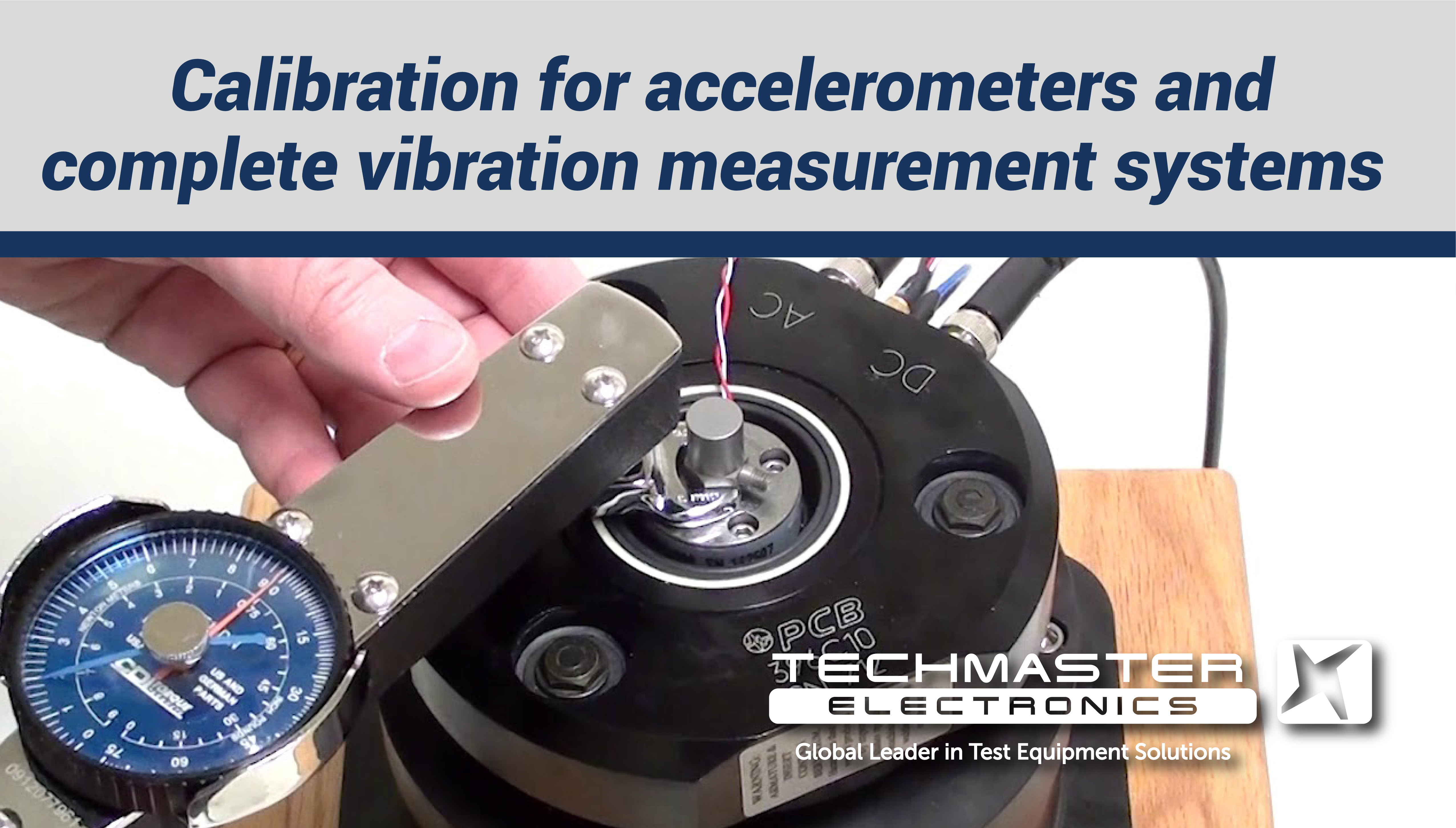 Calibration for accelerometers and vibration measurement systems