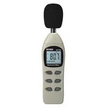 Extech 407730 digital sound level meter for environmental noise control.
