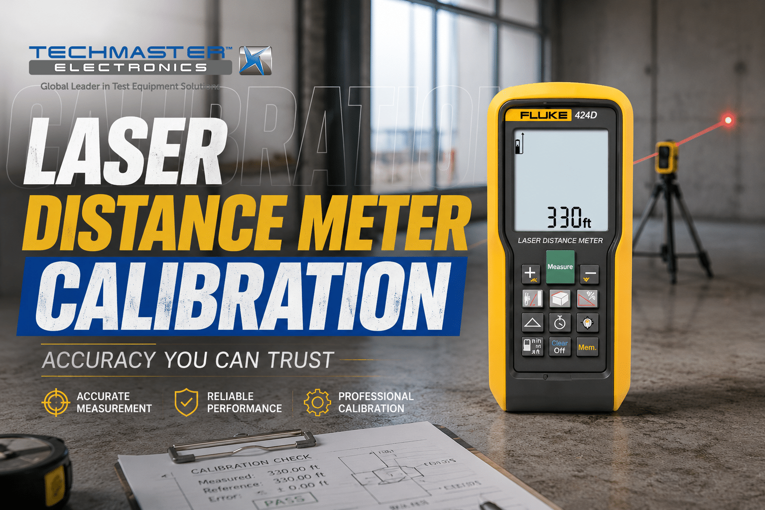 laser distance meter calibration services