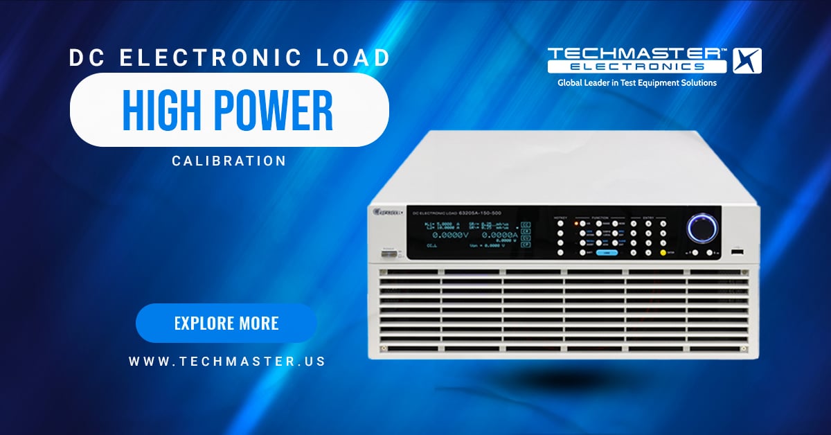 High Power DC Electronic Load Calibration