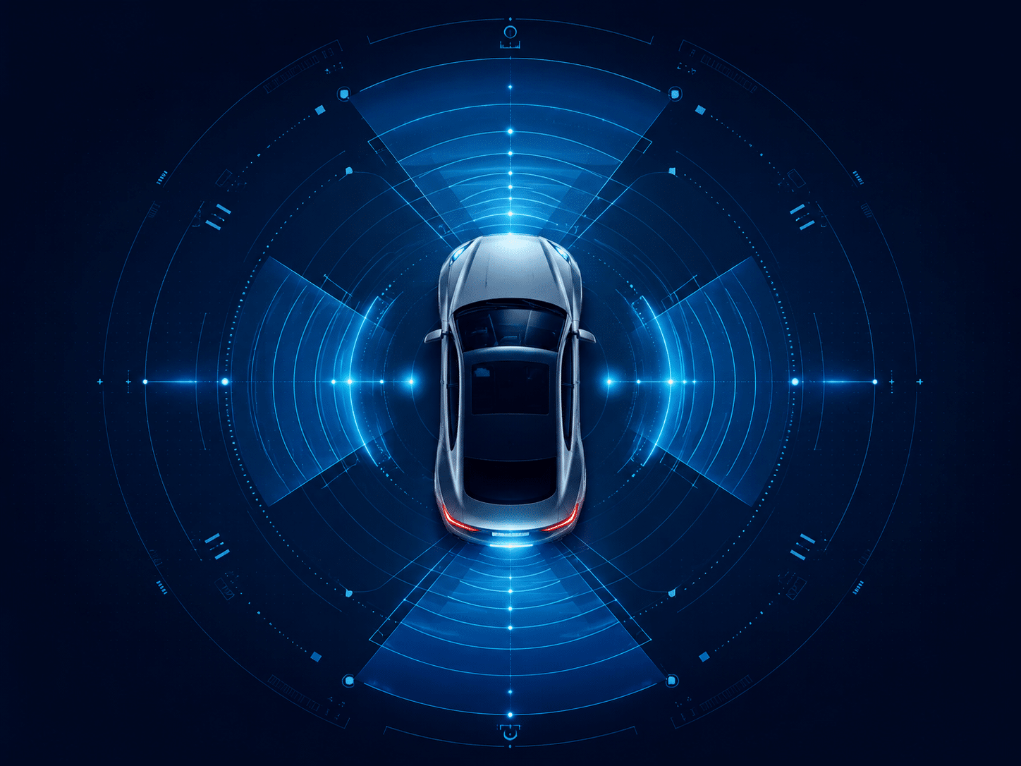 Radar surrounding a car