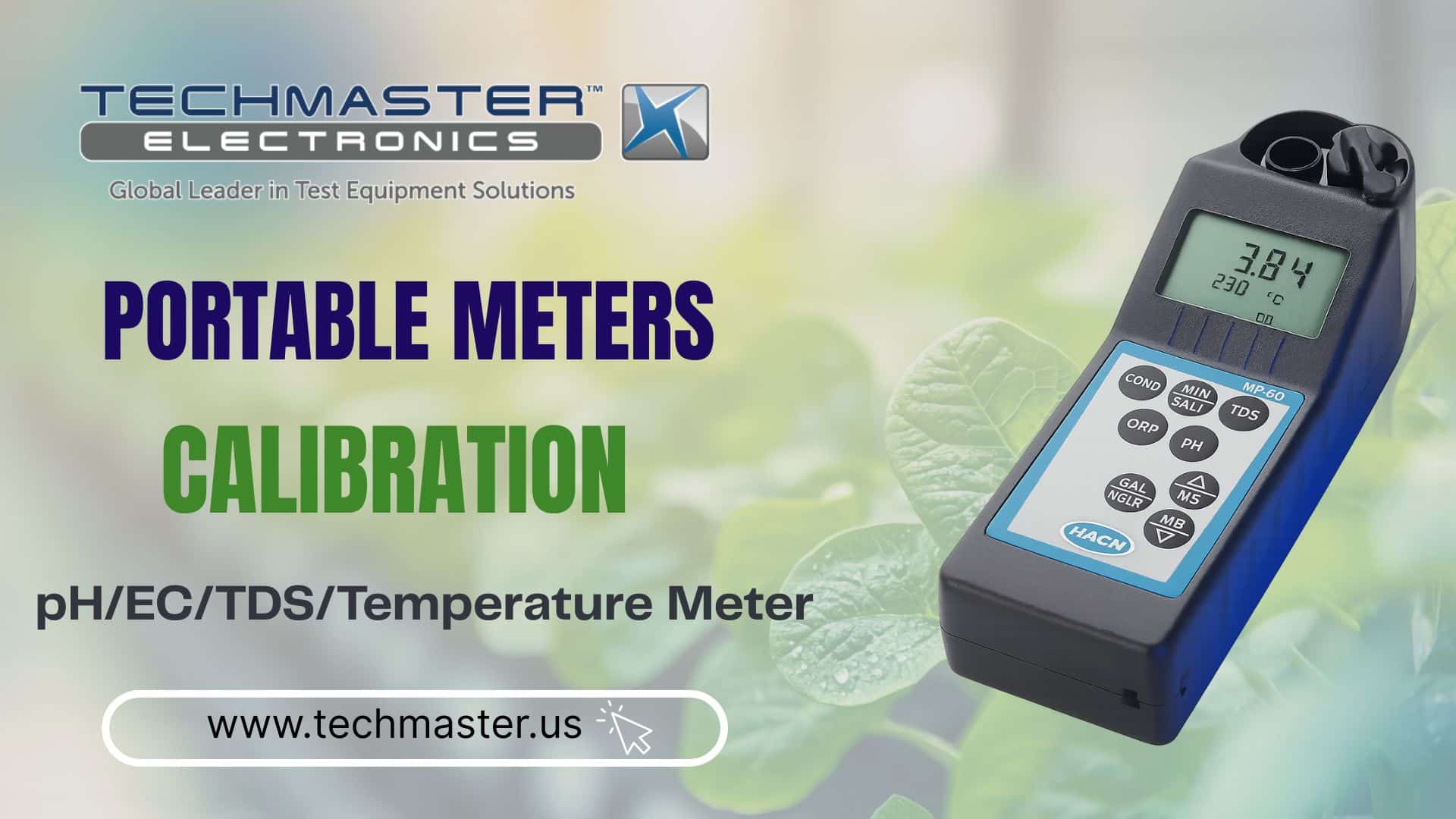 Portable Meters Calibration: Reliable Data for a Greener Future