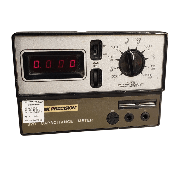 The B&K Precision 820 Capacitance Meter