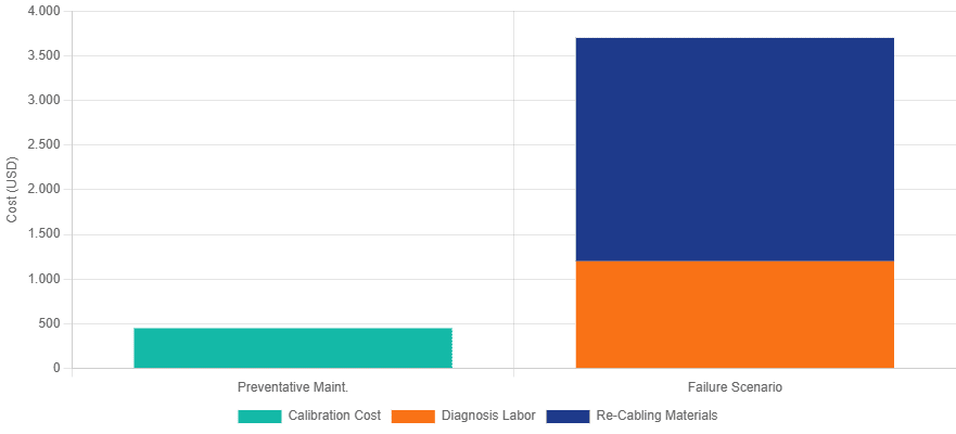 Non-compliance costs without certified calibration