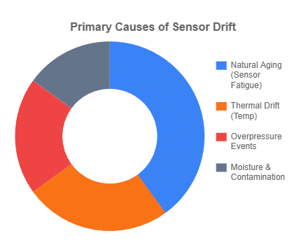 Primary causes of Digital Manometer sensor drift