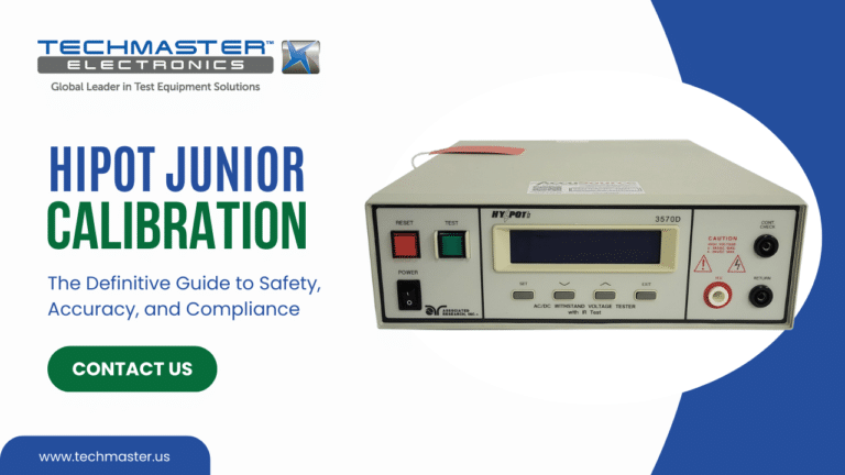 Hipot Junior Calibration Guide: Ensuring Accuracy & Safety - Techmaster ...