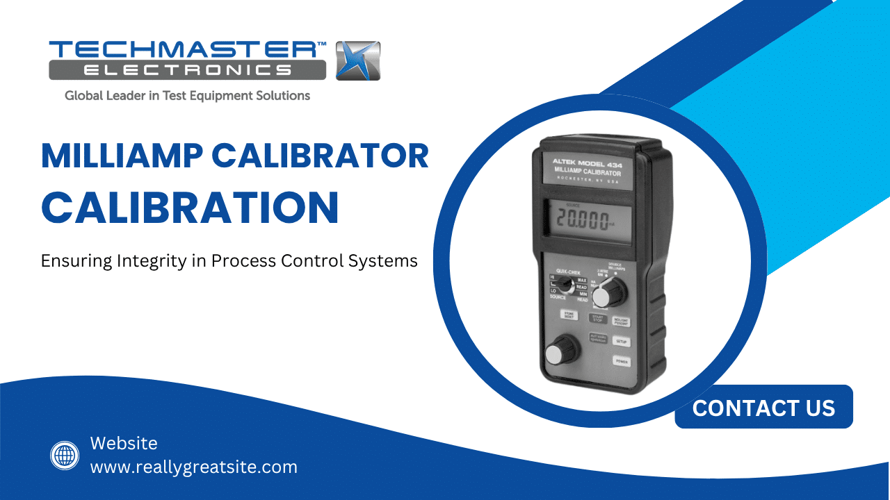 Milliamp Calibrator Calibration