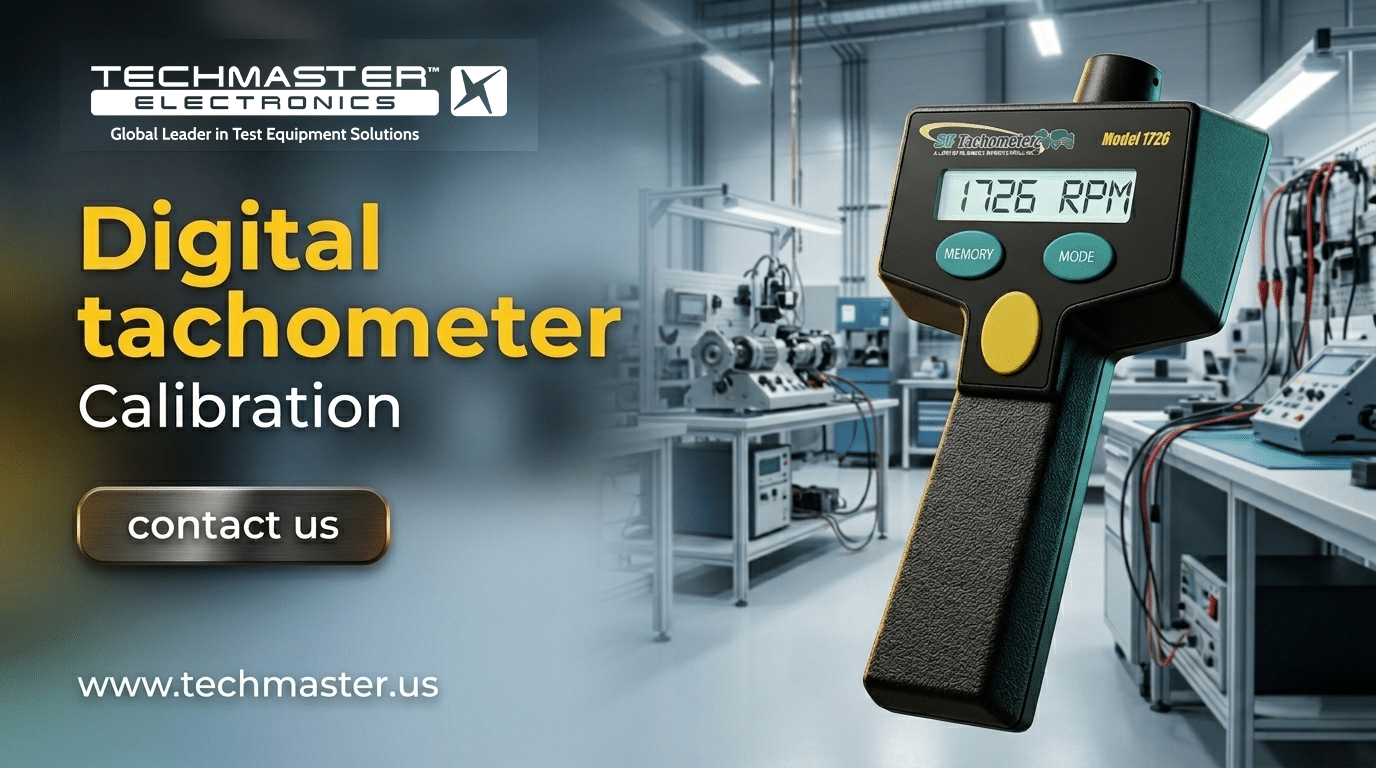 Digital tachometer calibration services