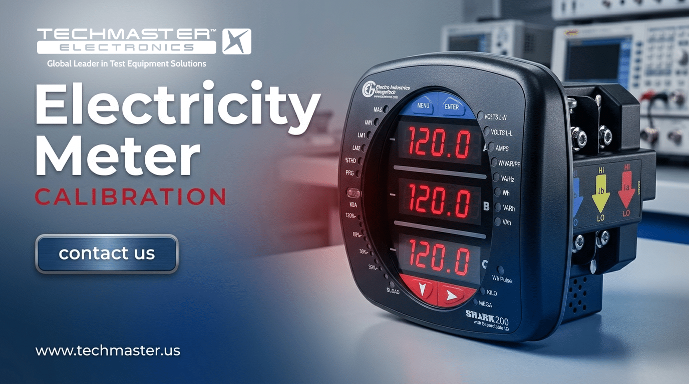 Electricity meter calibration services