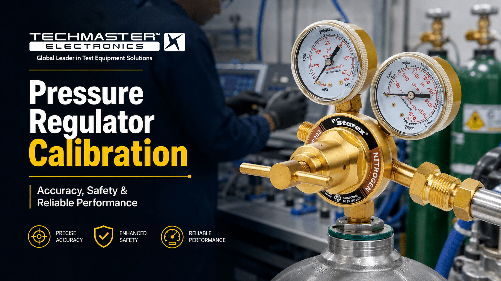 pressure regulator calibration services