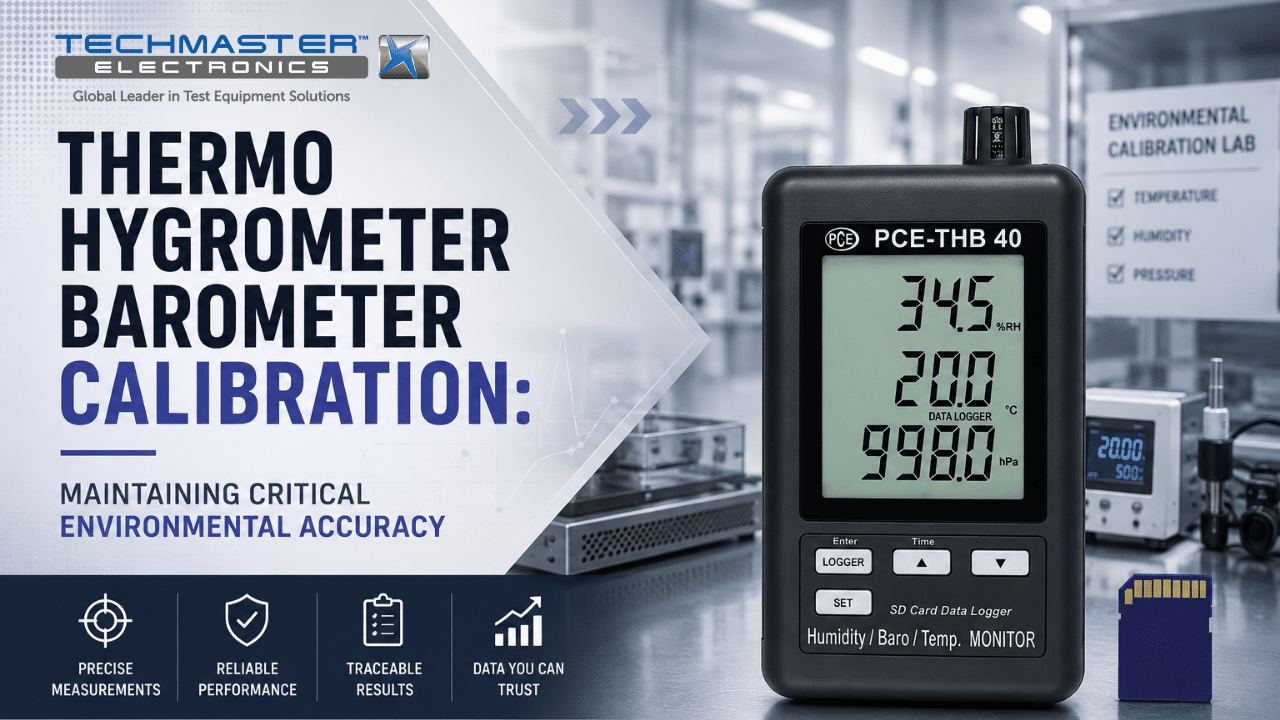 Thermo Hygrometer Barometer Calibration