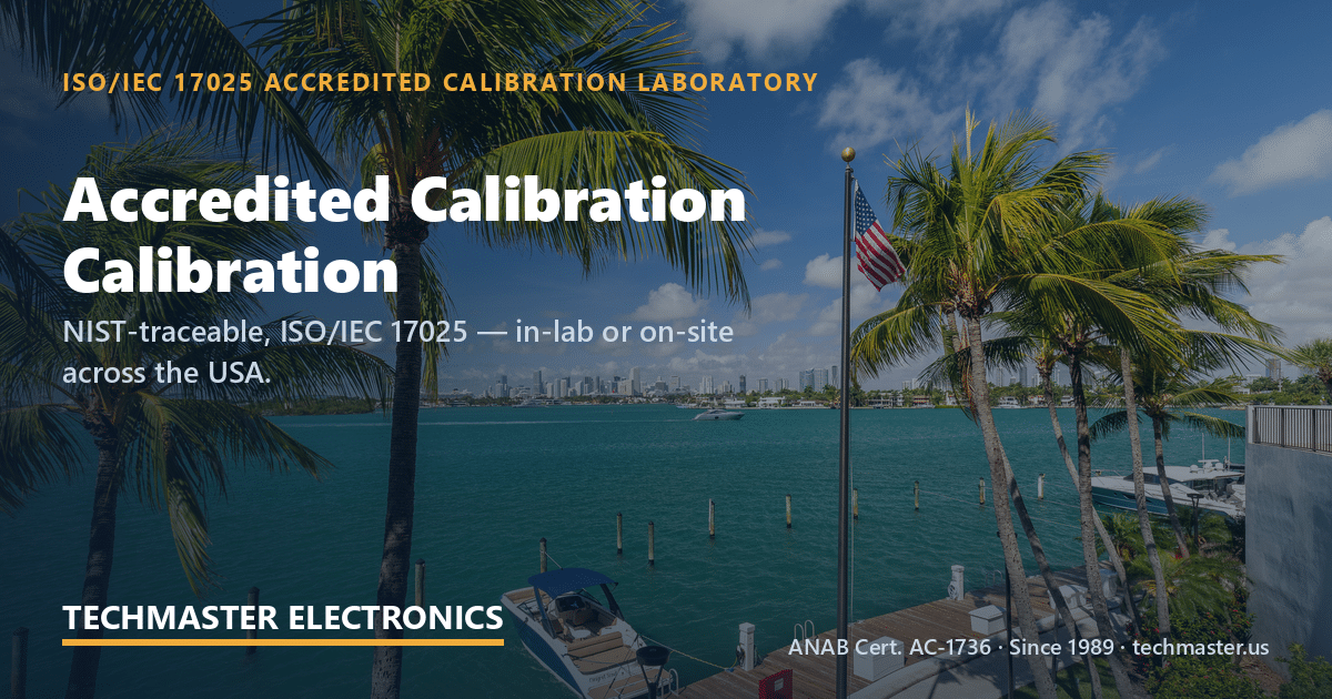 10 tips for an auditready calibration at Techmaster — in-lab and on-site, ISO 17025