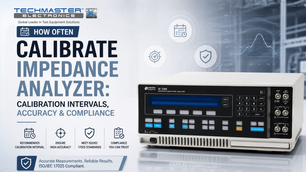How often calibrate impedance analyzer