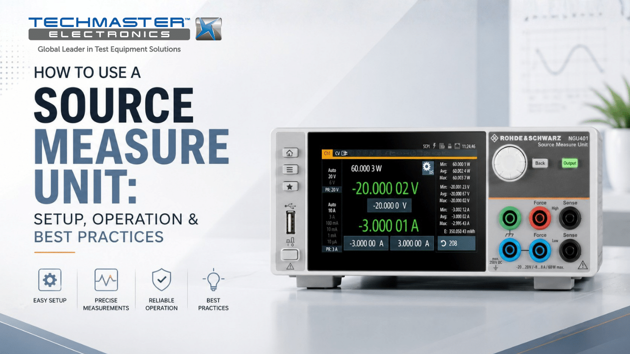 How to Use a Source Measure Unit: Setup, Operation & Best Practices