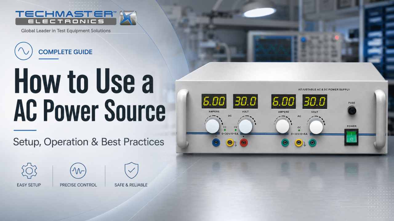 How to Use an AC Power Source?