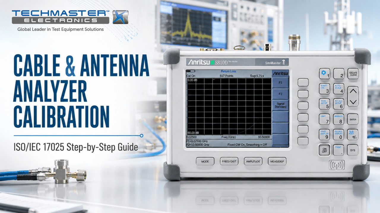 Cable & Antenna Analyzer Calibration: ISO/IEC 17025 Step-by-Step Guide