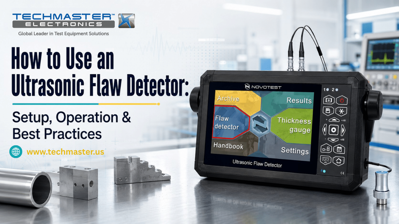 How to use an Ultrasonic Flaw Detector