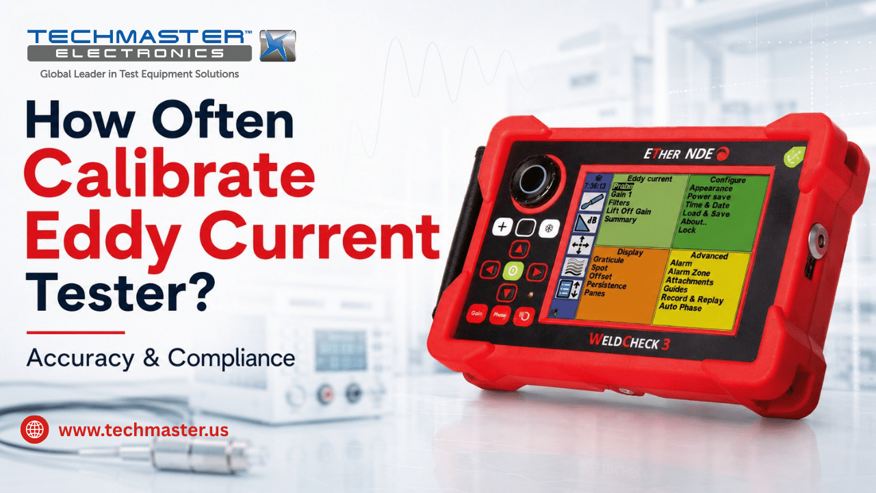 How often calibrate Eddy Current Tester
