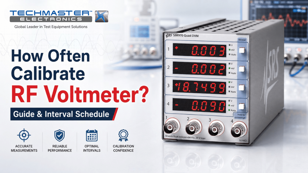 How often calibrate RF Voltmeter?