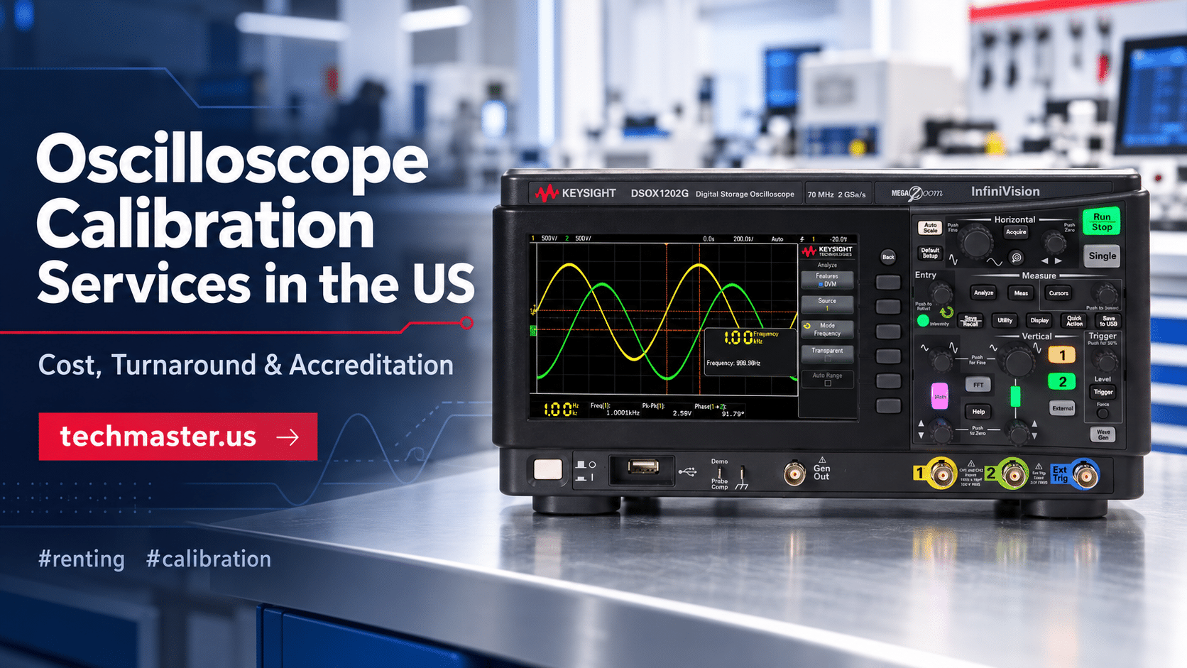 Oscilloscope Calibration Services in the US