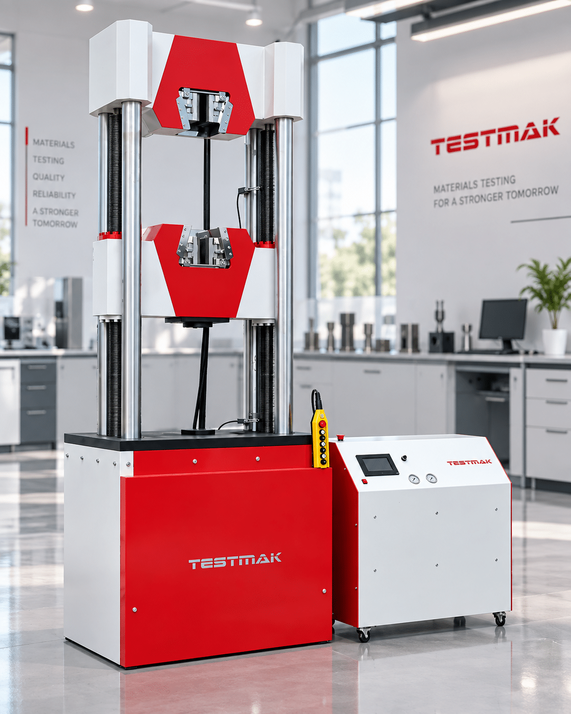 Servo-Hydraulic Universal Testing Machine Testmak
