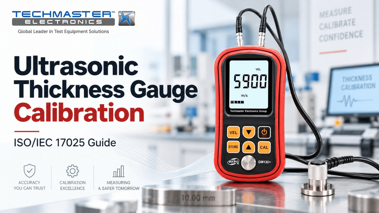 Ultrasonic thickness gauge calibration