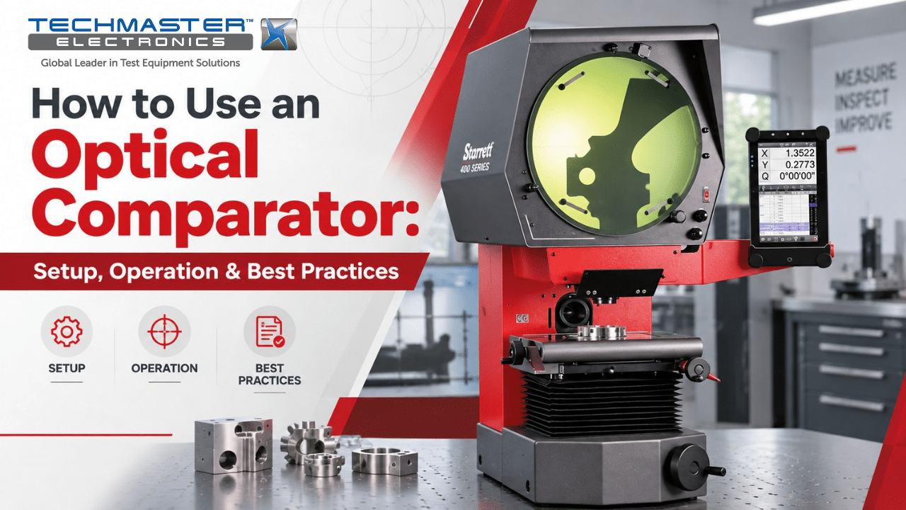 how to use Optical Comparator