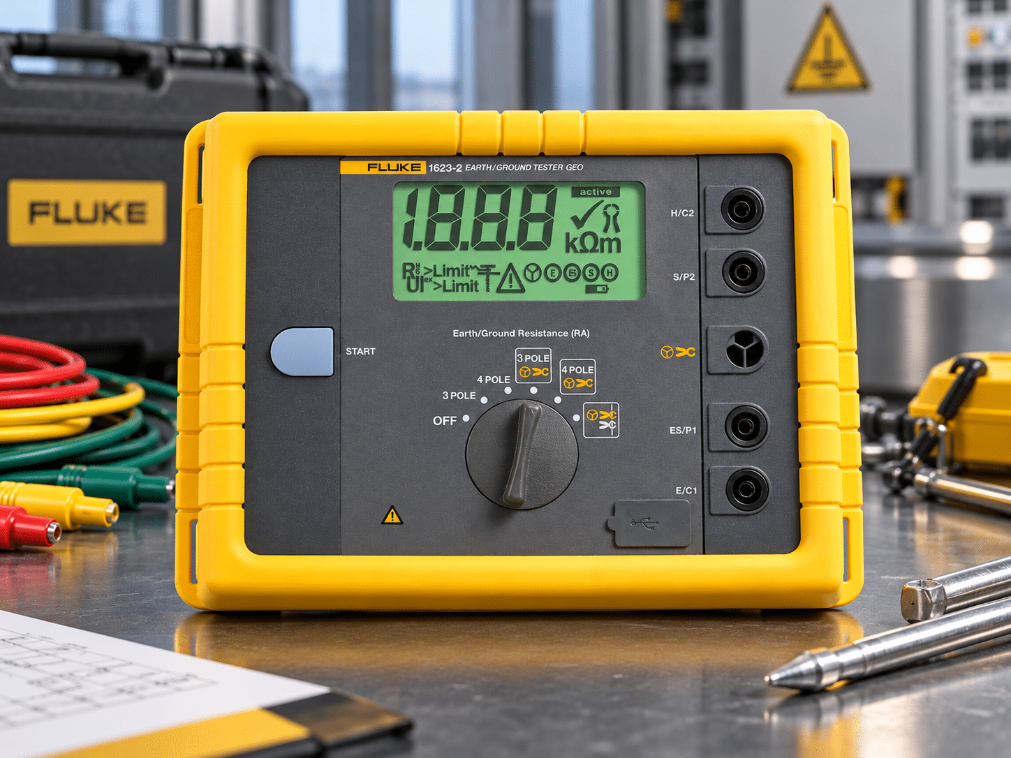 Fluke 1623-2 GEO Earth Ground Resistance Meter