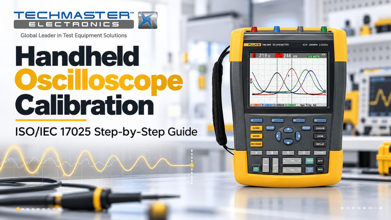 Handheld Oscilloscope Calibration: ISO/IEC 17025 Step-by-Step Guide