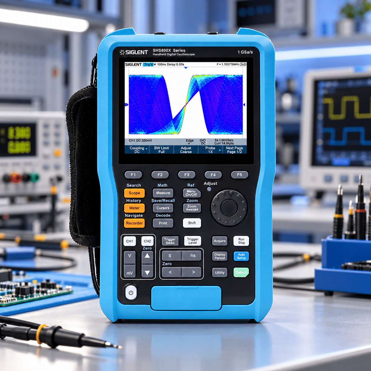 SHS800X Series Handheld Oscilloscope