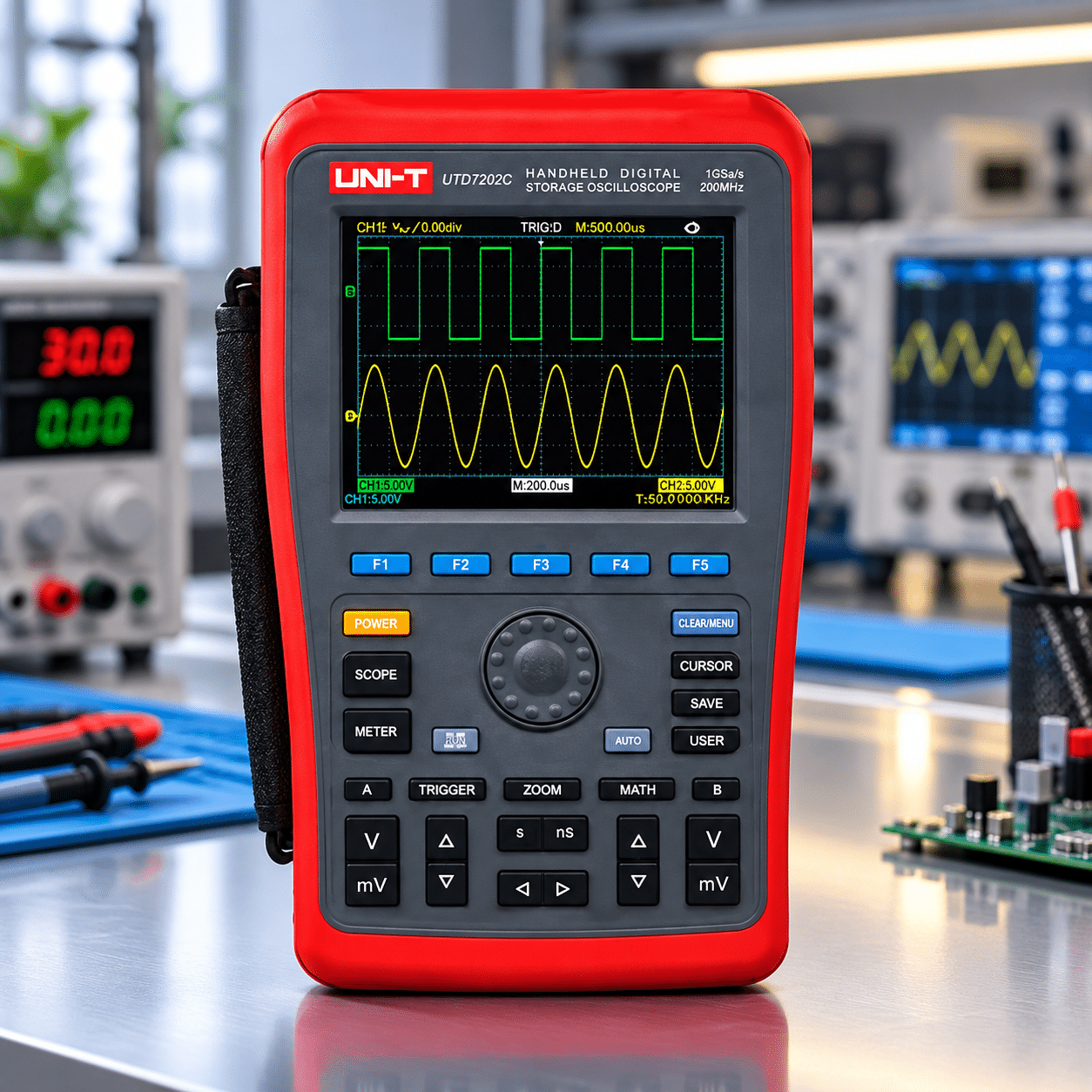 UNI-T UTD1102C Handheld Digital Oscilloscope