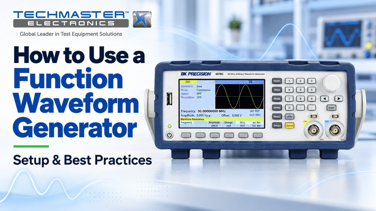 How to Use a Function Waveform Generator