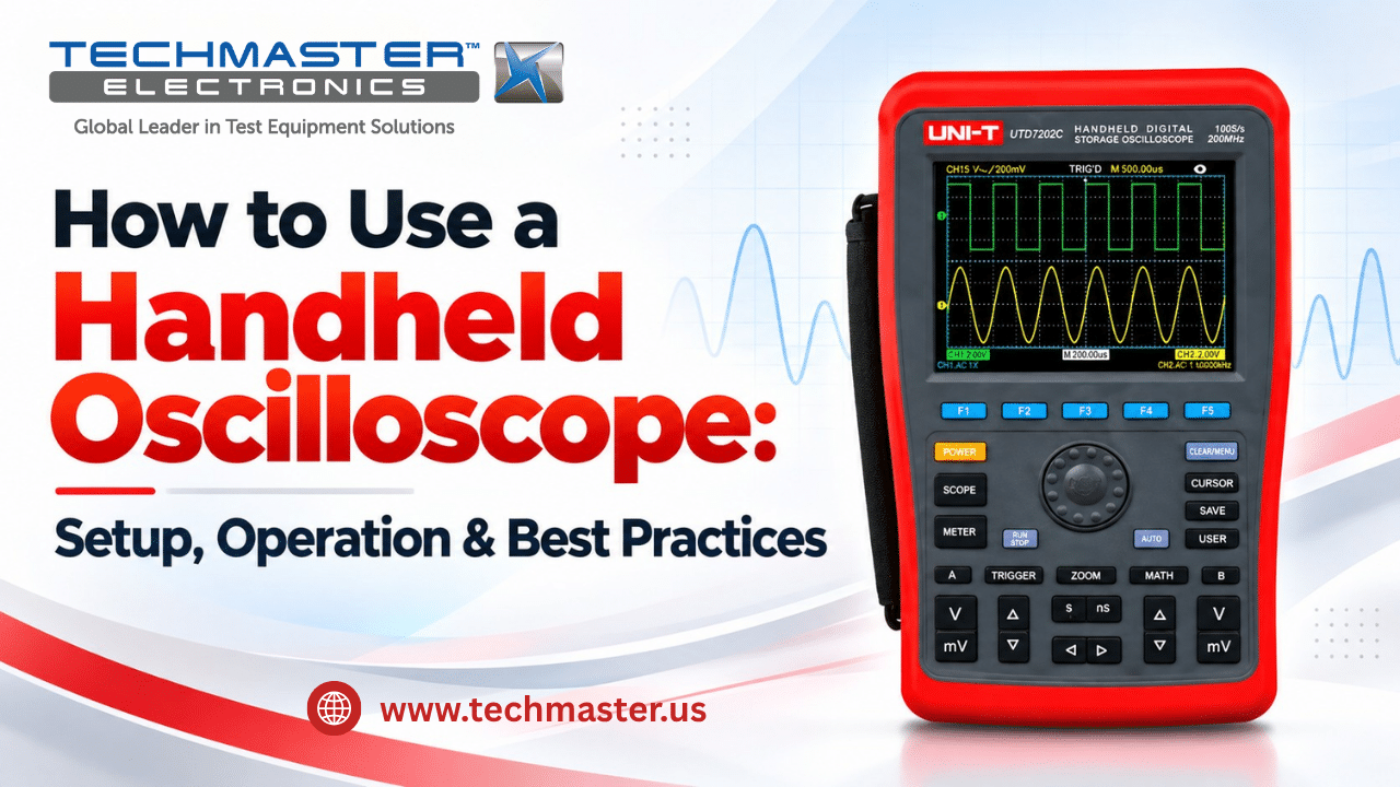 How to Use a Handheld Oscilloscope: Setup, Operation & Best Practices