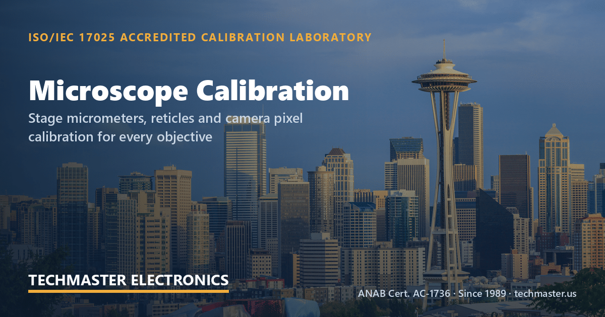 microscope calibration - Techmaster Electronics