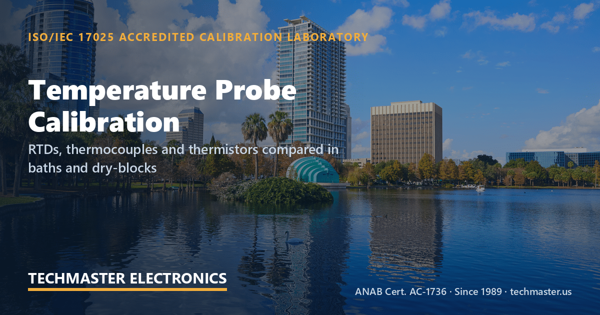 temperature probe calibration - Techmaster Electronics